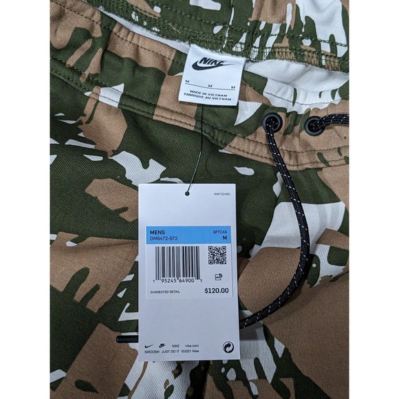 Nike Sportswear Tech Fleece Camo Jogger DM6472-072 Men Size Medium NWT - Picture 3 of 5